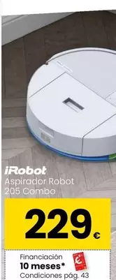 Irobot - Aspirador Robot 205 Combo