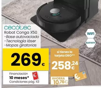 Cecotec - Robot Conga X50