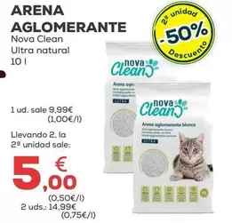 Nova Clean - Arena Aglomerante