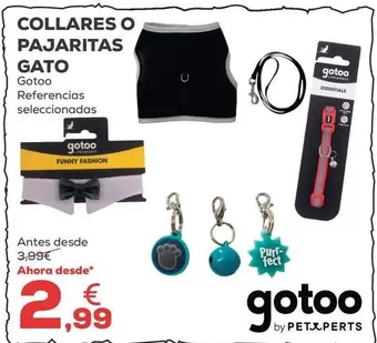 Gotoo - Collares O Pajaritas Gato