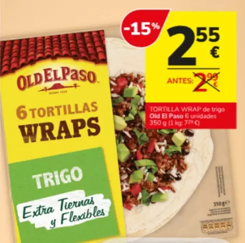 Old El Paso - Tortilla Wrap De Trigo