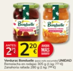 Bonduelle - Verduras Remolacha En Rodajas Zanahoria Rallada