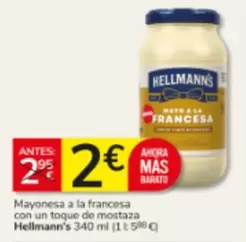 Hellmann's - Mayonesa A La Francesa Con Un Toque De Mostaza