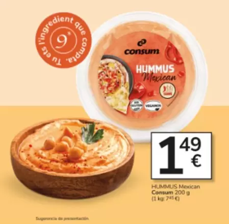 Consum - Hummus Mexican