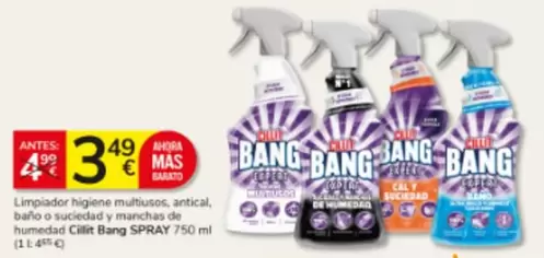 Cillit Bang - Limpiador Higiene Multiusos, Antical, Baño O Suciedad Y Manchas De Humedad Spray