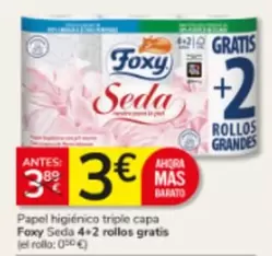 Foxy - Papel Higienico Triple Capa