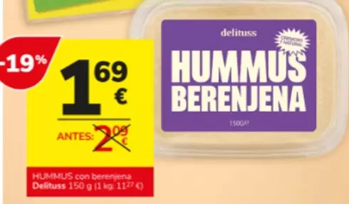 Delituss - Hummus Con Berenjena