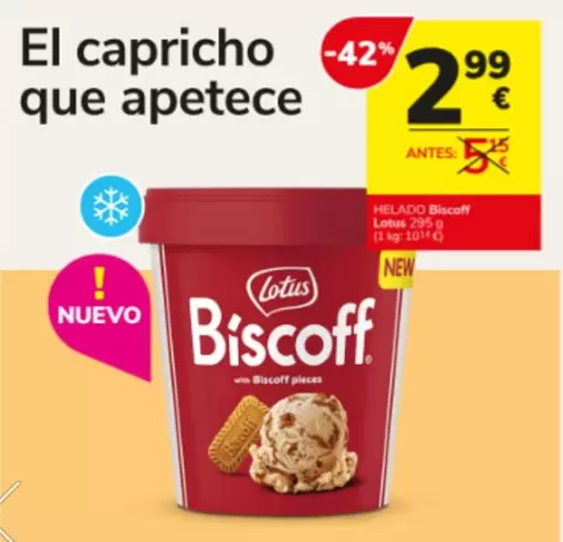 Lotus - Helado Biscoff