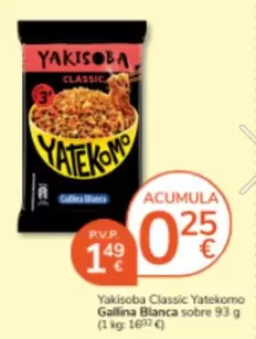 Gallina Blanca - Yakisoba Classic Yatekomo