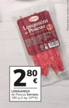 Serrano - Longaniza De Pascua