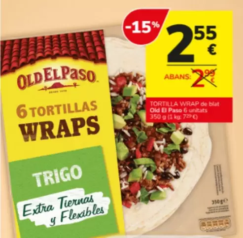 Old El Paso - Tortilla Wrap De Blat