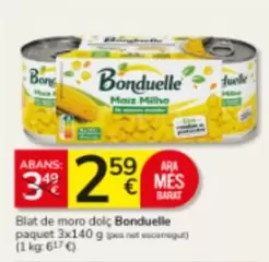 Bonduelle - Blat De Moro Dolc Paquet