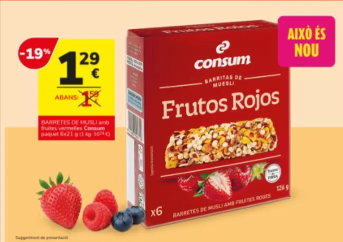 Consum - Frutos Rojos