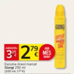 Giorgi - Escuma Rinxol Marcat