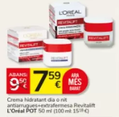 L'Oréal - Crema Hidratant Dia O Nit Antiarrugues+extrafermesa Revitalift