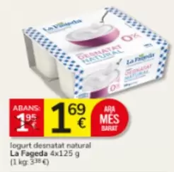 La Fageda - Iogurt Desnatat Natural