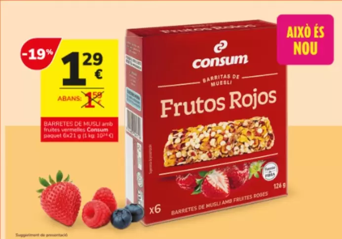 Consum - Barretes De Musli