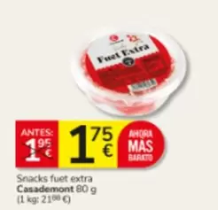 Casademont - Snacks Fuet Extra
