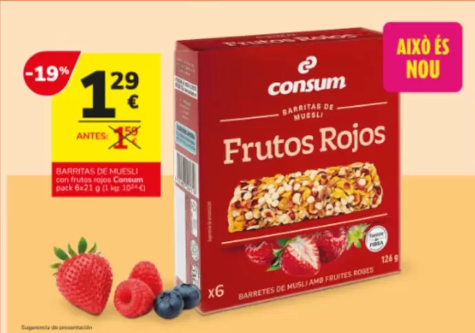 Consum - Frutos Rojos
