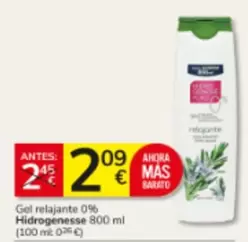 Hidrogenesse - Gel Relajante 0%