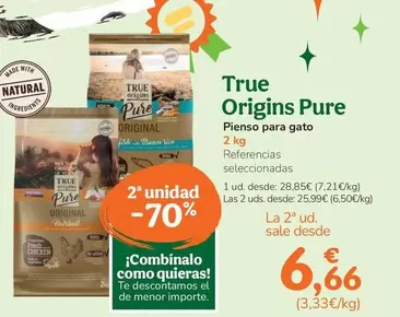 True Origins - Pure Pienso Para Gato