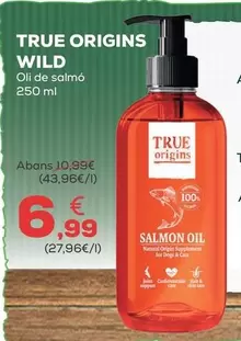 True Origins - Wild Aceite De Salmon