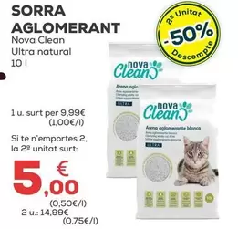 Nova Clean - Arena Aglomerante