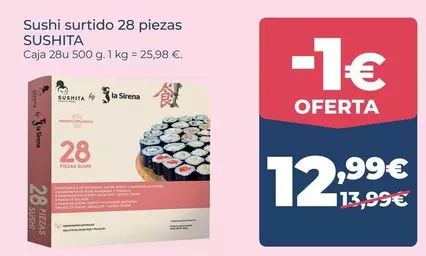 Sushita - Sushi Surtido 28 Piezas