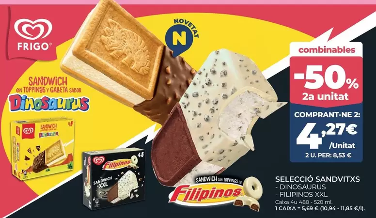 Frigo - Seleccio Sandvitxs Dinosaurus