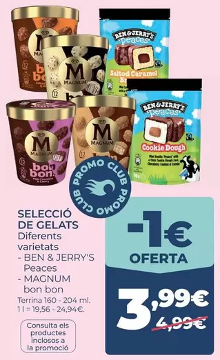 Magnum - Selection De Gelats Ben & Jerry's Peaces