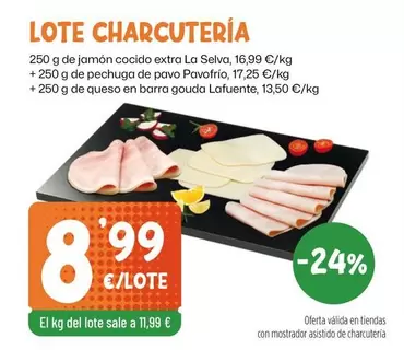 lafuente - Lote Charcuteria