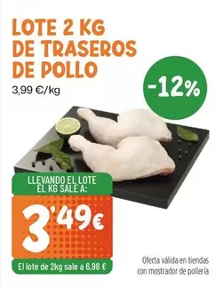 Lote 2 Kg De Traseros De Pollo
