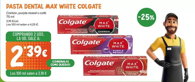 Colgate - Pasta Dental Max White