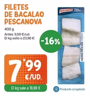 Pescanova - Filetes De Bacalao