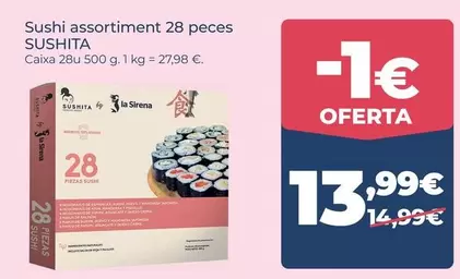 Sushita - Sushi Assortiment 28 Peces