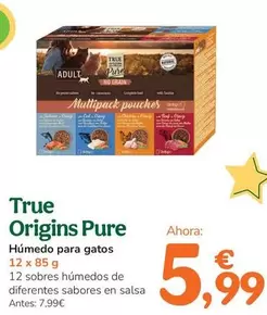 True Origins - Pure Humedo Para Gatos