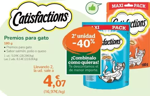 Catisfactions - Premios Para Gato
