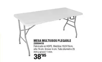 Mesa Multiusos Plegable