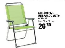 Sillon Fijo Respaldo Alto