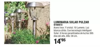 Luminaria Solar Pulzar