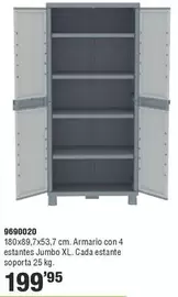 Armario Con 4 Estantes Jumbo XL