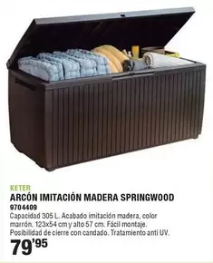 Keter - Arcón Imitación Madera Springwood
