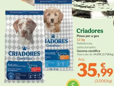 Criadores - Pienso Para Perro