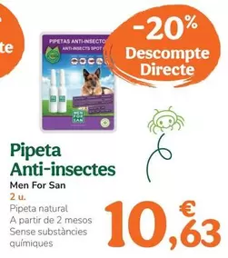 Men For San - Pipeta Anti Insectos
