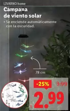 Livarno Home - Campana De Viento Solar