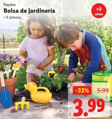 Playtive - Bolsa De Jardineria