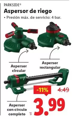 Parkside - Aspersor De Riego