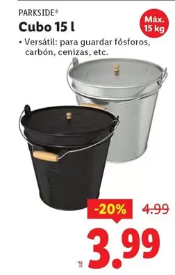 Parkside - Cubo 15 L