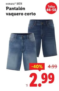 Esmara - MEN Pantalon Vaquero Corto