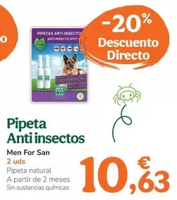 Men For San - Pipeta Anti Insectos